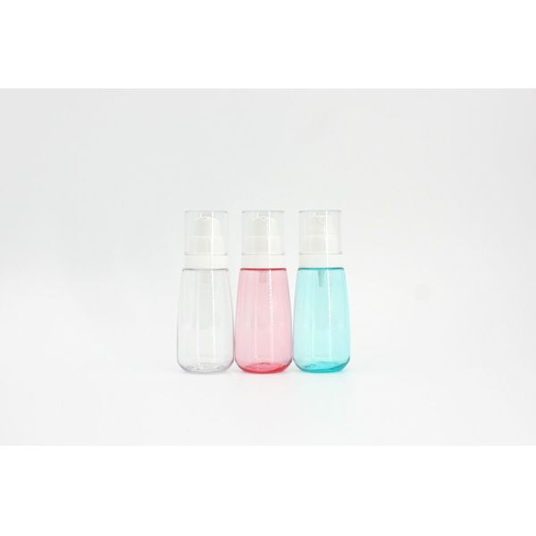 87mm 3.38oz Screw Cap Lotion Pump Bottle Sprial Mouth