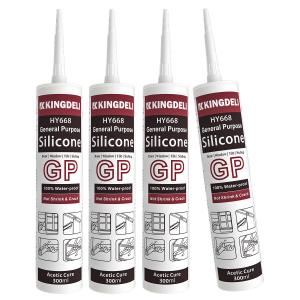 China Acetic Silicon GP White Grey Black Adhesive Sealant For Window on sale