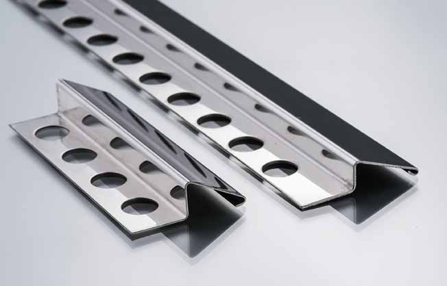 Decorative Gold Brushed 304 Stainless Steel Transition Strip Wall Tile Profile Trim