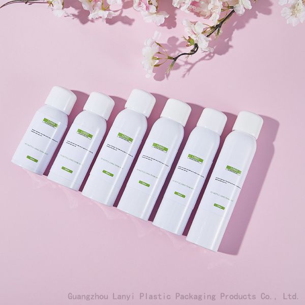 180ml 200ml 220ml PET Cylindrical Bayonet Spray Bottle