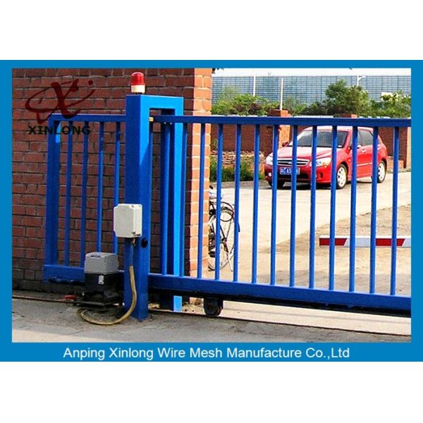 Various Size Residential Sliding Gates , Industrial Sliding Gates Safety