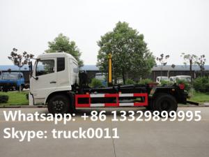 China high quality and competitive price 16tons hook lift garbage truck for sale, 2020s best price dongfeng hook lifting truck on sale