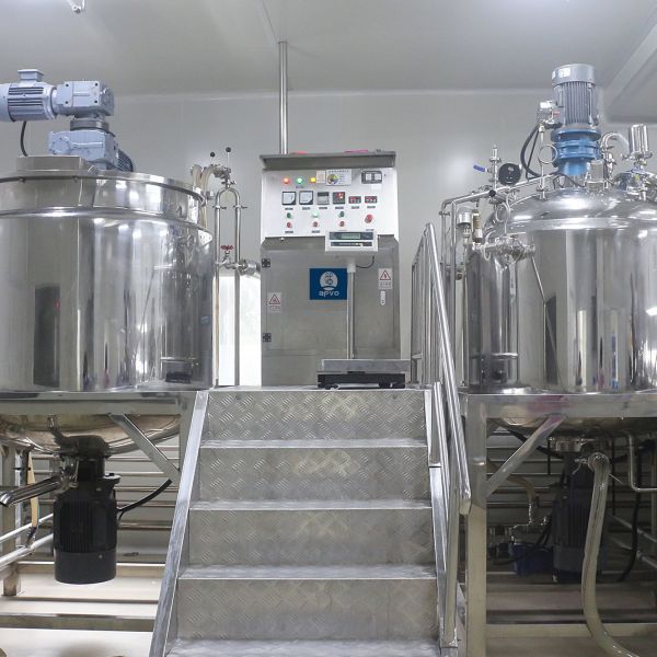 100L-100000L High Shear Homogenizing Mixer Laundry Cleaning Detergents Making Machines