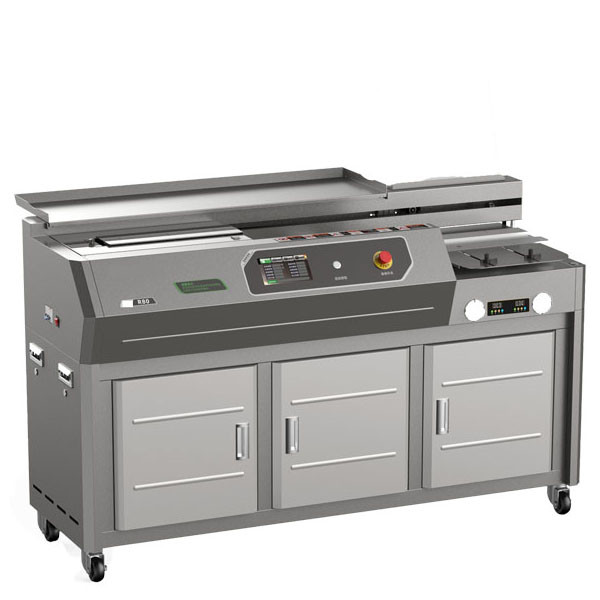 Intelligent Hot Melt Glue Magazine Binding Machine 450pcs/H Glue Binding Machine