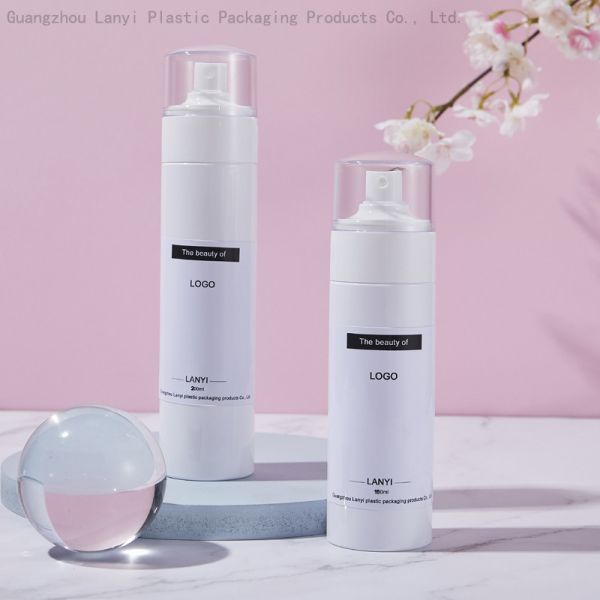 Double Cap Home 200ml 150ml PET Plastic Spray Bottle