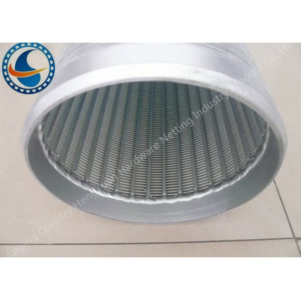 Low Carbon Galvanized Water Well Screen Excellent Pressure Resistant Suppliers