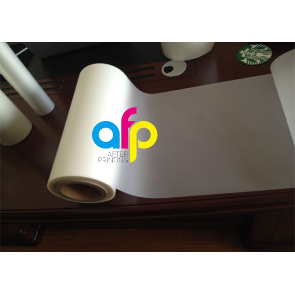 Thermal Matt Lamination Roll , Printing Media Laminate Mylar Film Roll