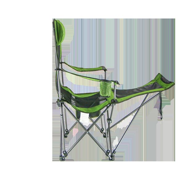 Sitting And Lying Steel Pipe 600D Fabric Portable Stowable Metal Camping Folding Chairs