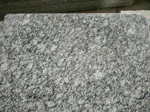 China Guangdong Silver Grey Granite Tiles Sea Wave Flower Granite Floor Tiles Granite Slabs on sale