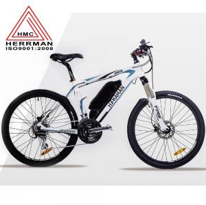 China Carbon Fiber Frame Off Road Electric Mountain Bikes With 48V 10.4Ah Lithium Battery on sale