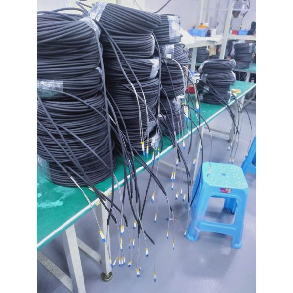 Duplex LC Fiber Optic Patch Cords Outdoor 5G Telecom CPRI Armored Multimode