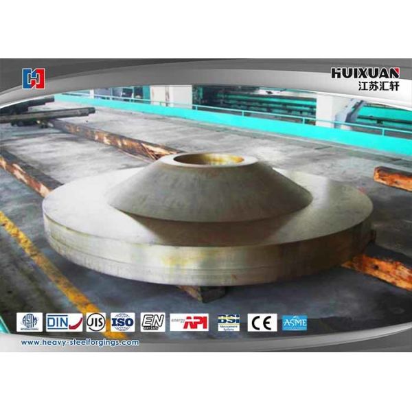 Carbon Steel Steam Turbine Rotor Forging Generator Thrust Disc For Hydro Electric Generating Power Equipment