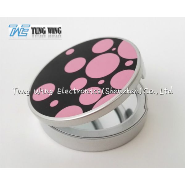 Pretty Beauty Lightweight Pocket Makeup Mirror With Custom Music