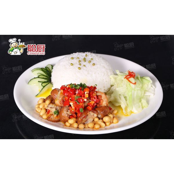 Congchu Frozen Packaged Meals Healthy Pigtail Glial With Soybean