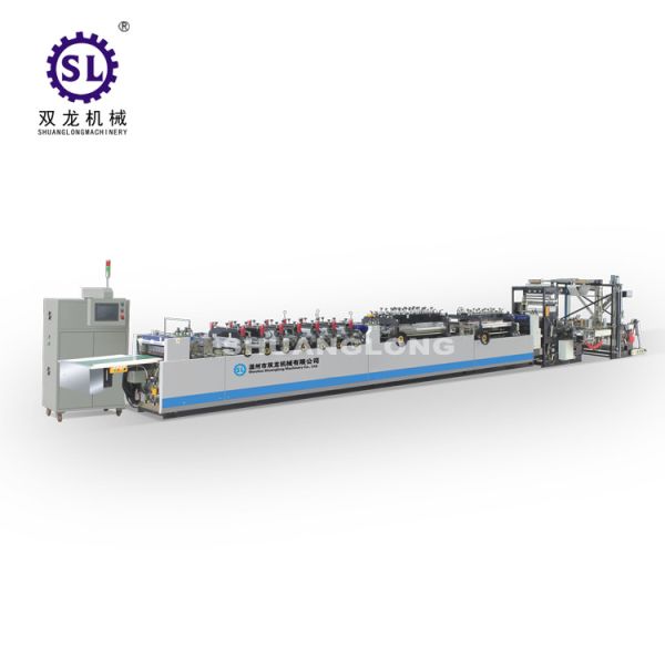 Zipper pouch bag making machine , eco friendly bag making machine