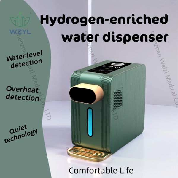 Aluminum Alloy Hydrogen Water Machine Inhale And Drink Water Antioxidant WEIZI