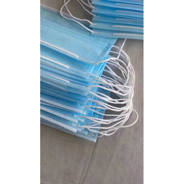 Odourless Disposable 3 Ply Face Mask Ear Hanging For Personal Protection