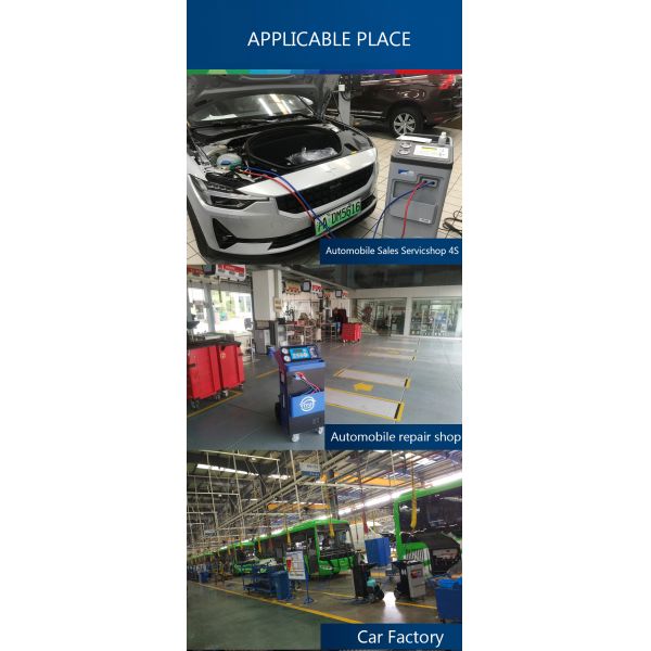 r12 Car AC Refrigerant Recovery Machine Refill A/C Service Station