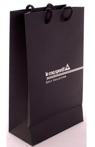 Different Sizes Custom logo pinted matt lamination Paper Bags eco friendly
