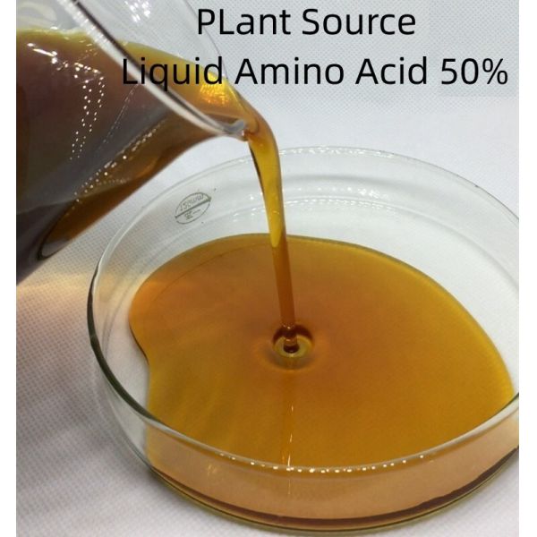 Organic Liquid Fertilizer Solution With Total Amino Acid 30%-50% And 50% Peptides