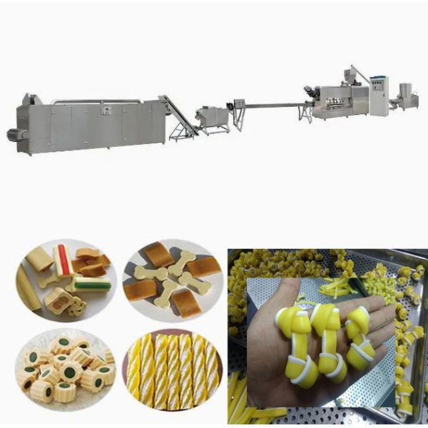 Small Bone Dog Food Manufacturing Machine Twist Dental Care Treats 30 X 5 X 3m