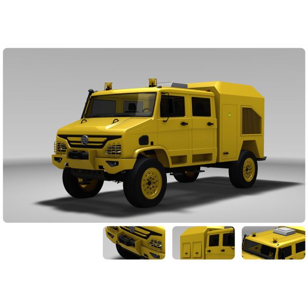 135 KW Emergency Power Supply Vehicle Provide The Electrical Safeguard