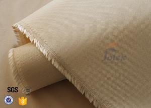  Brown 0.7MM Silica Fabric Fiberglass Thermal Insulation Materials High Strength Manufactures