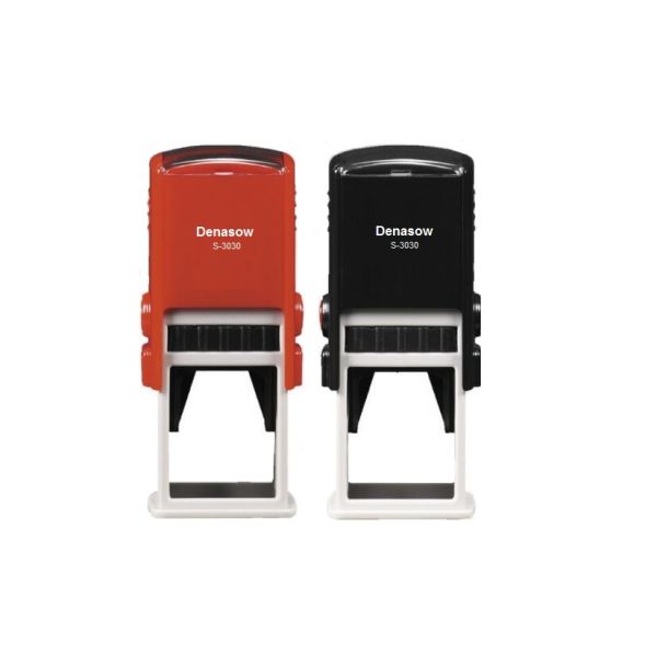 Denasow Square 30x30 mm Black Automatic Stamp /Self-inking Stamper/engrave laser machine
