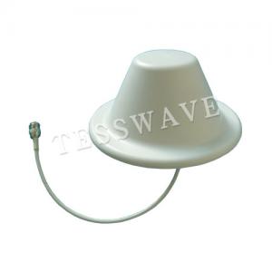 China Low PIM indoor wideband 4G LTE Dome ceiling mount Antenna 698-2700 MHz on sale