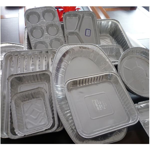 Food Aluminium Foil Container Tray With Lids Aluminium Roasting Pan