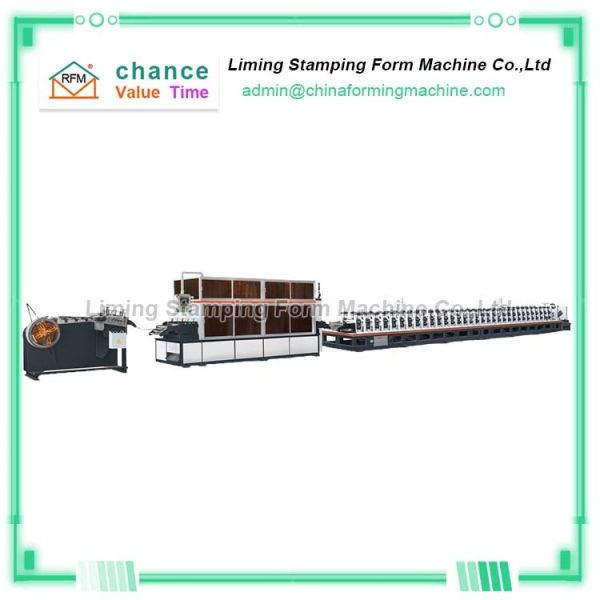 Precise 7 Inch Touch Screen Steel Door Frame Making Machine Plc
