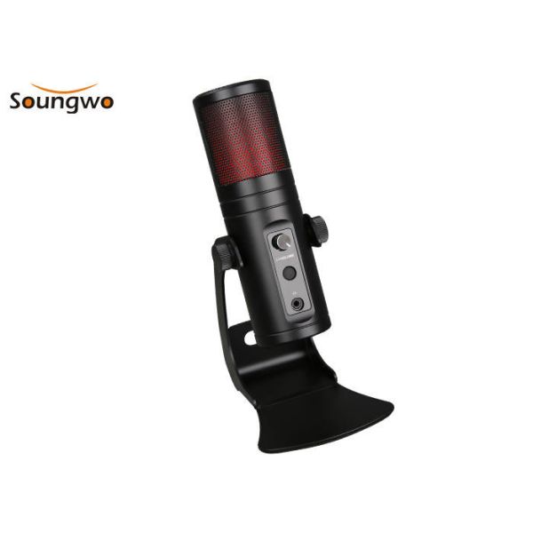 USB recording microphone Plug and Play Song recording Quick Mute for music
