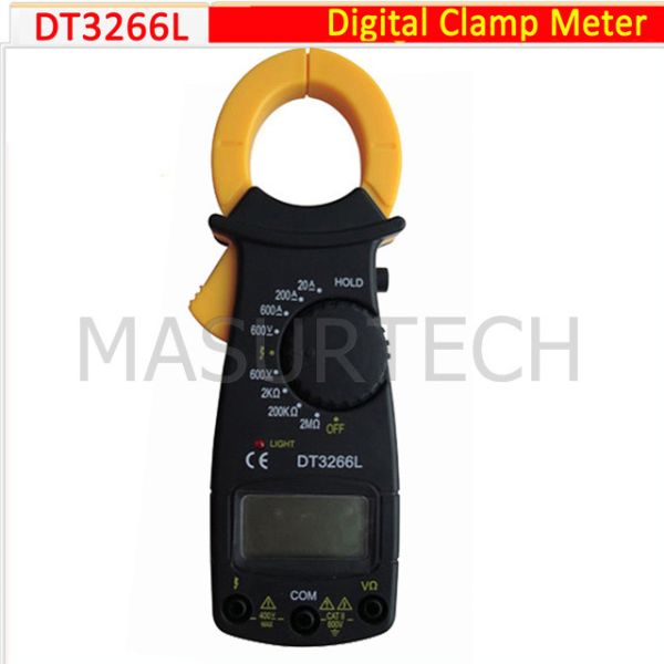 Mini Professional Digital AC DC Clamp Multimeter Meter DT3266L