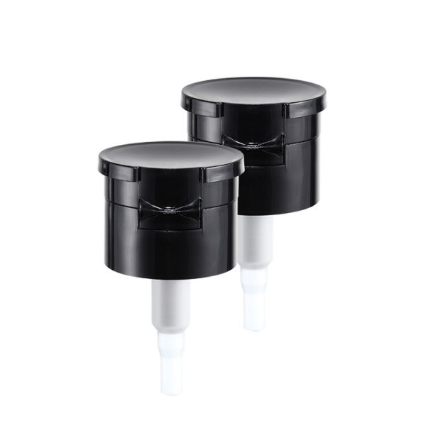 Black Plastic Nail Polish Remover Pump 28mm 33mm For Cosmetic Beauty Cleansing Bottle
