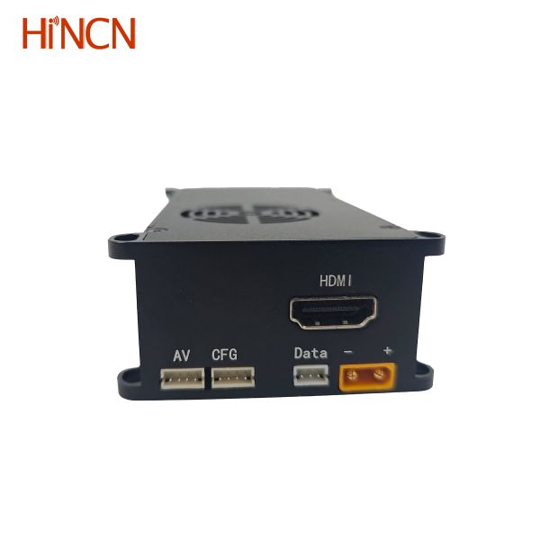 AES 256 Encrypted COFDM UAV Video Transmitter With 1W 2W 5W PA Power Amplifier Output