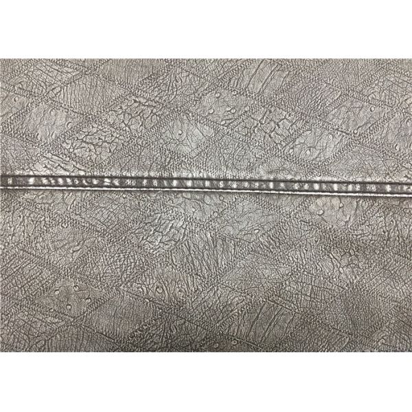 Washed PU Leather Fabric , Handbags Synthetic Leather Fabric Abrasion Resistant