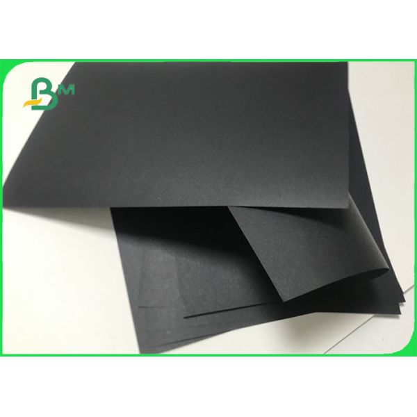 B1 Size Recycled Pulp 150g 200g Black Kraft Cardstock Paper Sheets For Hangtags
