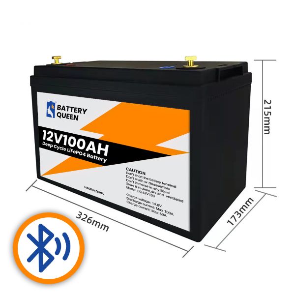 Rechargeable 12V100AH Lifepo4 Battery Solar Lithium Iron Phosphate Battery