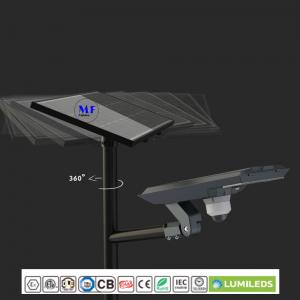  IP66 Outdoor LED Solar Street Light With IR/Motion Sensor Security CCTV Camera Manufactures
