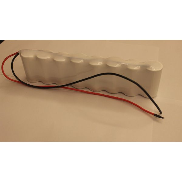 Low Discharge 9.6V C2500mAh NICD Rechargeable Batteries , NTC Battery