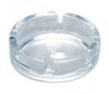 easy wash Hotel Ashtrays Glass Ashtray Round Shape for lobby