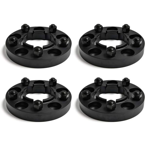 Lightweight Hard Anodized ATV Wheel Spacers CB124 Adapters For Land Rover Defender Discovery 1