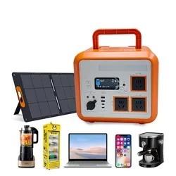 China Home Portable Solar Generator 1500W Portable Power Station USB DC AC Outlet Battery on sale