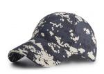 6 - panel Canvas Waterproof Buttonhole Army Camo Cap / Front Curved Baseball Cap