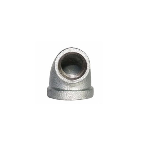 Hot / Cold Dipped Galvanized Oil Pipe Fittings Male Female Elbow 90 Degree NPT Thread