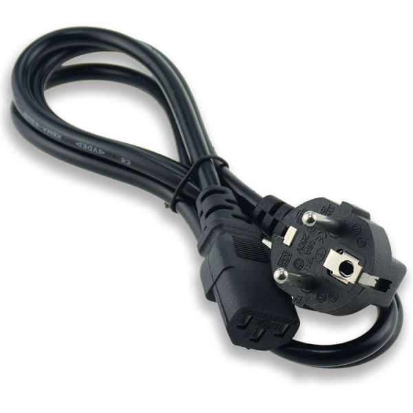 EU VDE Power Cord Waterproof Long Extension 2 Pin Plug for Laptop