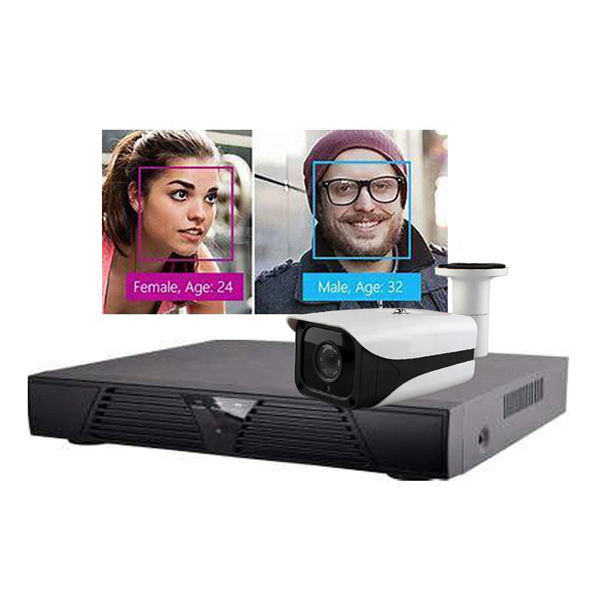 2.0MP H.265 IP Camera NVR Kit Full HD 1080P 4CH NVR Camera Identify Face Recognition