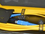 Water Resistant Fiber Optic Terminal Boxs , SC-SC OTDR Plastic Launch Cable Box