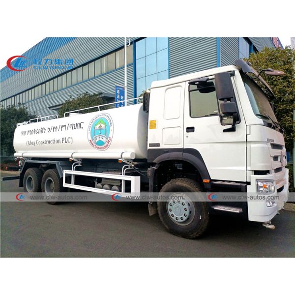 Howo 371HP 20000L Water Tanker Truck For Construction Site