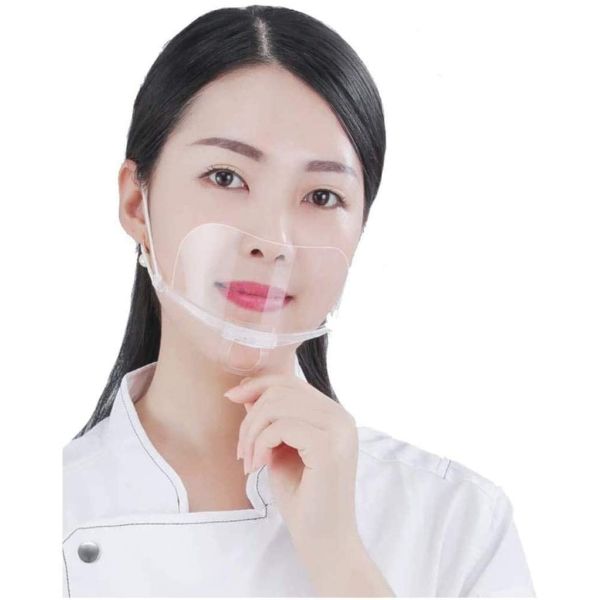 Anti Fog Transparent Mouth Cover For Hotel Kitchen